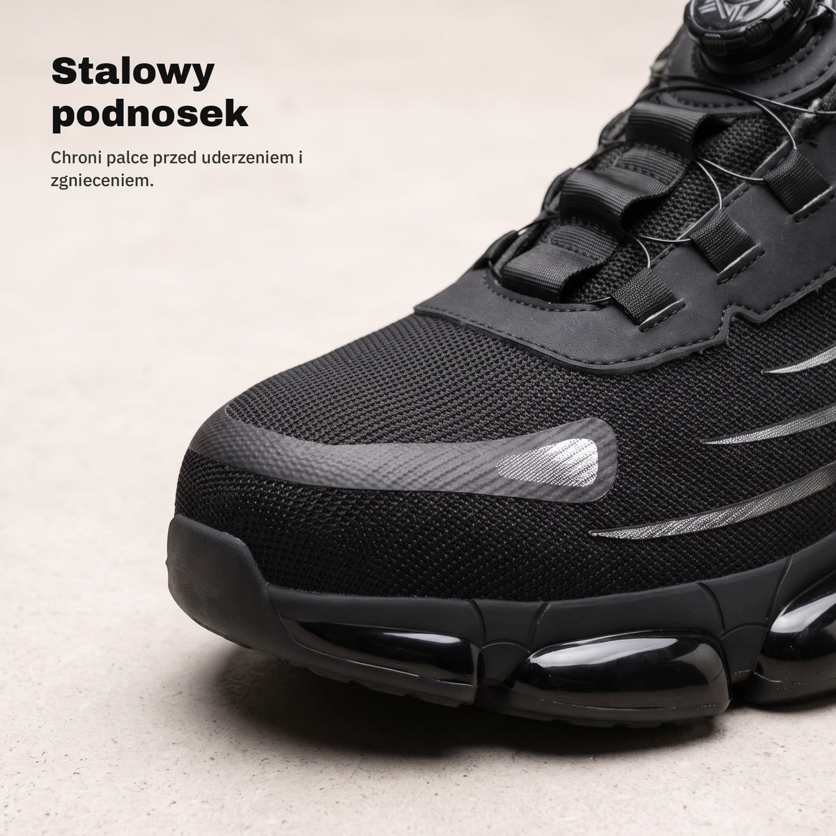 Stalowy podnosek — SZYCHTA PRO AIR Czarny