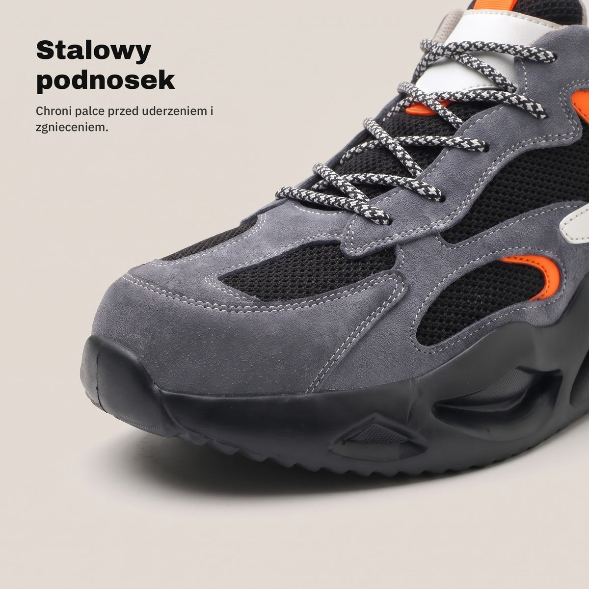 TITAN czarne — stalowy podnosek