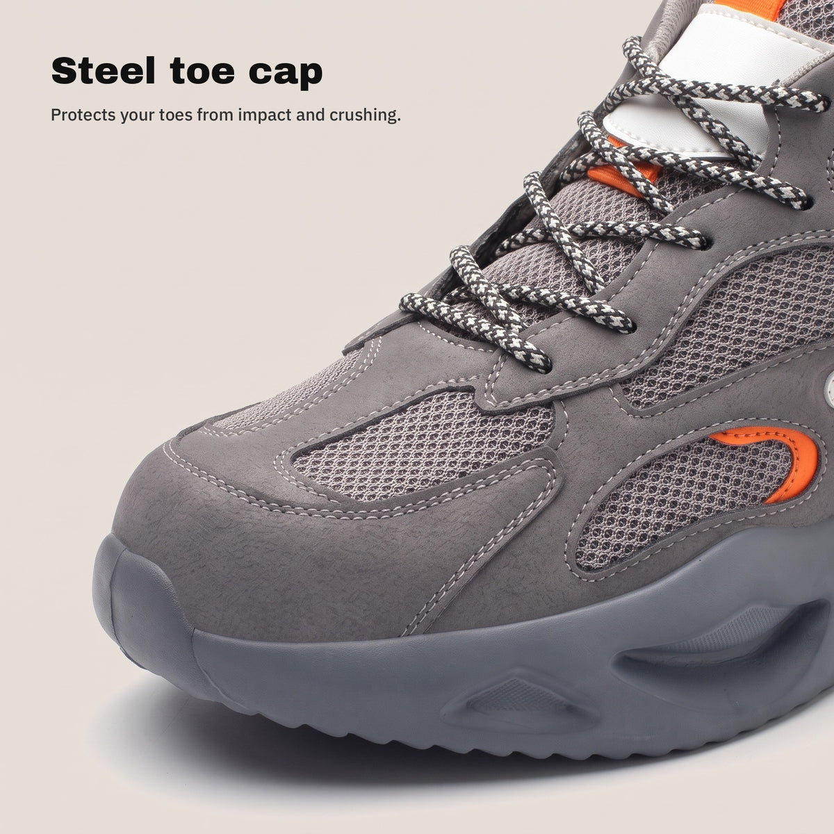 TITAN grey — steel toe cap